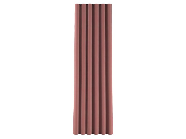 Zasłona na taśmie wave, koralowy róż, 1szt 65 × 280 cm, Velvet Poliester 65x280 cm Mocowanie Taśma
