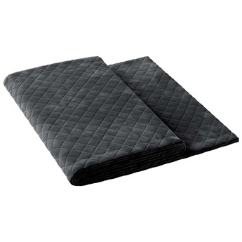 Narzuta hotelowa bieżnik Velvet 60x200cm, głęboka czerń, 60 x 200 cm, Velvet