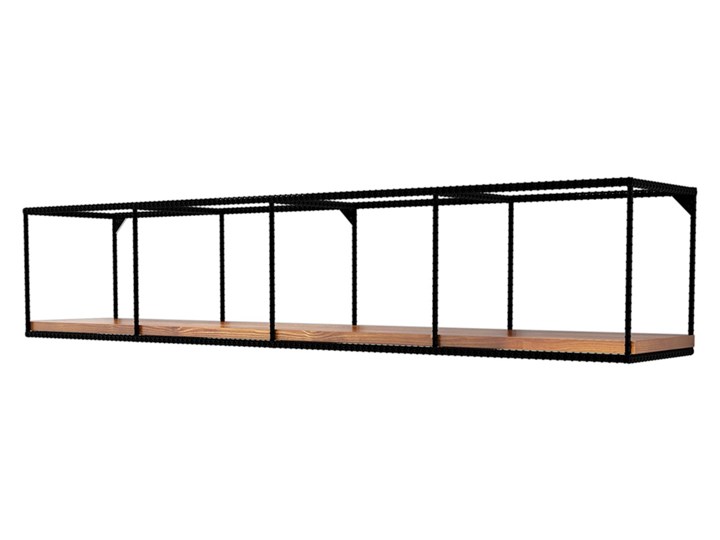 SELSEY Półka na ścianę Mairani w stylu industrialnym 120 cm