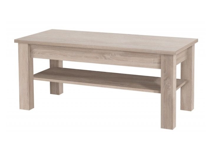 SELSEY Ława Theon 110x61 cm Kategoria Stoliki i ławy Wysokość 48 cm Tworzywo sztuczne Długość 110 cm Płyta meblowa Drewno Średnica