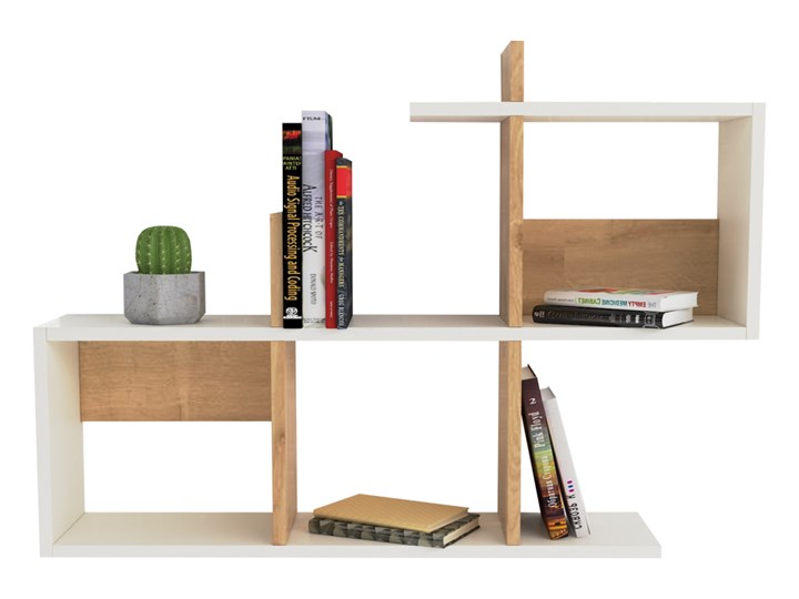 SELSEY Półka na ścianę Lagiome schodkowa 97 cm biała Drewno Płyta MDF Płyta meblowa Tworzywo sztuczne Płyta wiórowa Melamina Płyta laminowana Kategoria Półki
