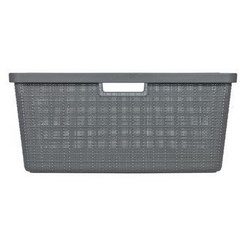 Szary kosz na pranie Curver Jute, 46 l