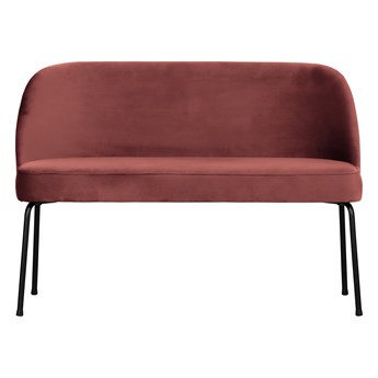 Sofa/ ławka kasztanowa velvet Vogue 120x83x59