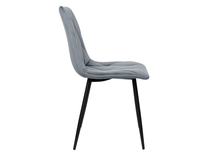 Krzesło tapicerowane MADISON VELVET grafitowe aksamitne Metal Głębokość 56 cm Wysokość 88 cm Skóra Tkanina Welur Szerokość 88 cm Styl Nowoczesny Szerokość 44 cm Tworzywo sztuczne Pomieszczenie Salon