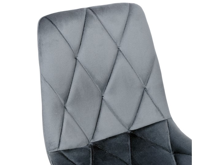 Krzesło tapicerowane MADISON VELVET grafitowe aksamitne Głębokość 56 cm Metal Wysokość 88 cm Szerokość 88 cm Welur Tkanina Tworzywo sztuczne Rodzaj(n) Krzesła Skóra Szerokość 44 cm Styl Industrialny