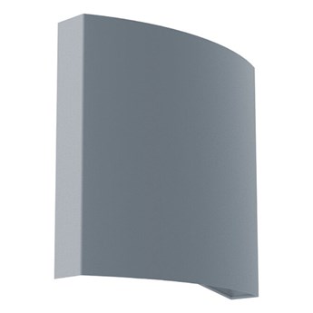 Kinkiet do sypialni BORDE I E27 40W 30cm tkanina | szary