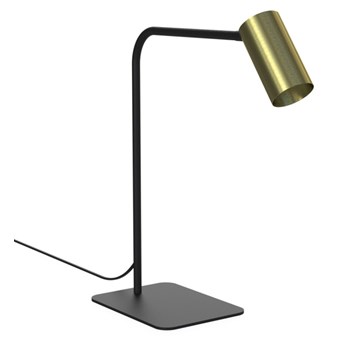 Lampa stojąca biurkowa MONO wys. 40cm 10W GU10 | mosiądz