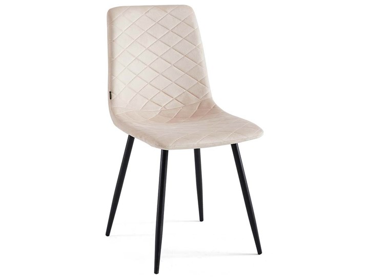Krzesło tapicerowane szare  DC-6400 beż welur #5 Kategoria Krzesła kuchenne