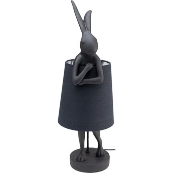 Lampa stołowa Animal Rabbit 23x68 cm czarna