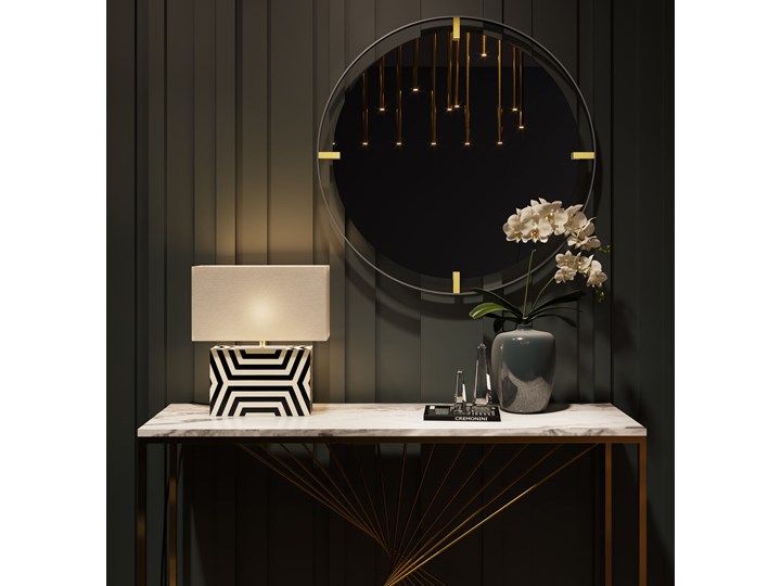 Lampa stołowa Yuna 40x44 cm Kategoria Lampy stołowe