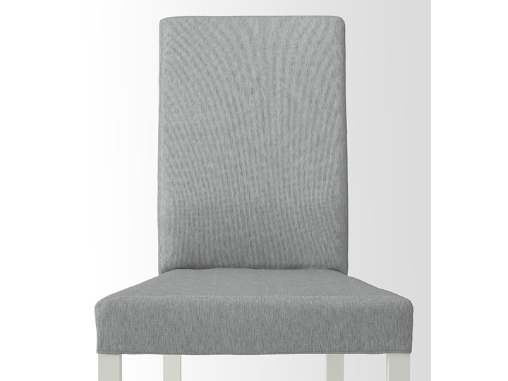 IKEA KALLHÄLL / KÄTTIL Stół i 4 krzesła, biały/jasnoszary/Knisa jasnoszary, 89x98 cm Kategoria Stoły z krzesłami