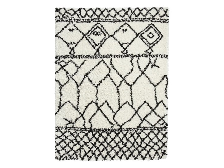 Czerwono-biały dywan Think Rugs Scandi Berber, 120x170 cm Syntetyk Juta Prostokątny Dywany Pomieszczenie Sypialnia