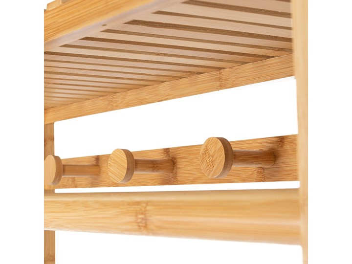 Bambusowy zestaw do przedpokoju Compactor Nara Kategoria Wieszaki na odzież wierzchnią Drewno Wieszak na ubrania Typ Wieszaki