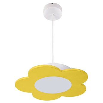 Żółta lampa wisząca kwiat dla dziewczynki - S200-Deliza