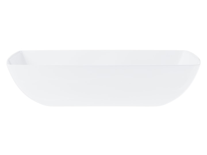 Wolnostojąca umywalka nablatowa Corsan 649971 prostokątna biała 58 x 38 x 15 cm z korkiem czarnym Prostokątne Ceramika Wolnostojące Nablatowe Stal Kolor Biały Kategoria Umywalki