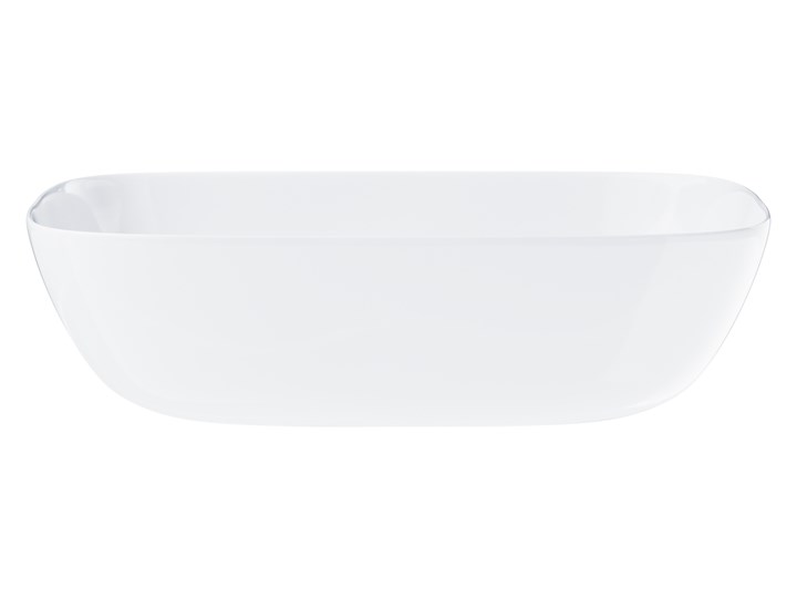 Wolnostojąca umywalka nablatowa Corsan 649919 prostokątna biała 50 x 39,5 x 14 cm z korkiem białym Prostokątne Stal Nablatowe Wolnostojące Ceramika Kategoria Umywalki