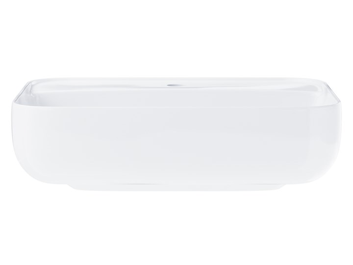 Wolnostojąca umywalka nablatowa Corsan 649896 prostokątna biała 55 x 40 x 14 cm z otworem na baterię Nablatowe Ceramika Wolnostojące Kolor Biały Prostokątne Kategoria Umywalki