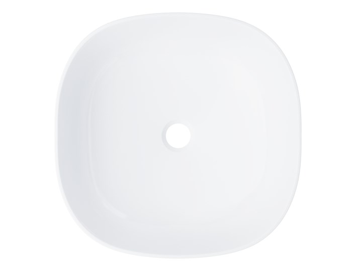 Wolnostojąca umywalka nablatowa Corsan 649995 kwadratowa biała 42 x 42 x 14,5 cm Nablatowe Wolnostojące Kwadratowe Ceramika Kolor Biały