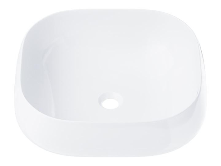 Wolnostojąca umywalka nablatowa Corsan 649933 owalna biała 45 x 41 x 14,5 cm