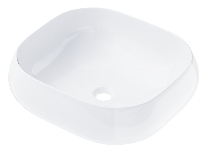 Wolnostojąca umywalka nablatowa Corsan 649933 prostokątna biała 45 x 41 x 14,5 cm Ceramika Kolor Biały Wolnostojące Prostokątne Nablatowe Kategoria Umywalki