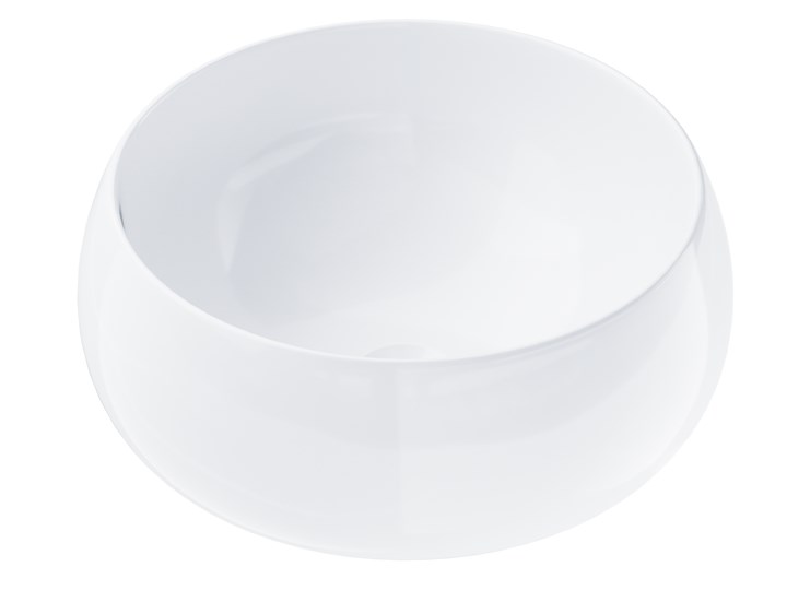 Wolnostojąca umywalka nablatowa Corsan 649926 okrągła biała 40 x 40 x 16 cm Ceramika Kwadratowe Wolnostojące Nablatowe Okrągłe Kolor Biały Kategoria Umywalki