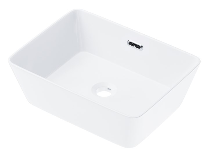Wolnostojąca umywalka nablatowa Corsan 649957 prostokątna biała 40 x 30 x 16 cm Prostokątne Ceramika Nablatowe Okrągłe Wolnostojące Kolor Biały
