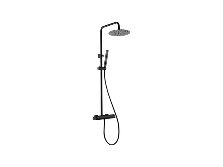 Zestaw prysznicowy natynkowy DEANTE Arnika NACN1QK Nero z deszczownicą Czarny