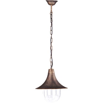 Czarno-złota zewnętrzna lampa wisząca - S317-Namza