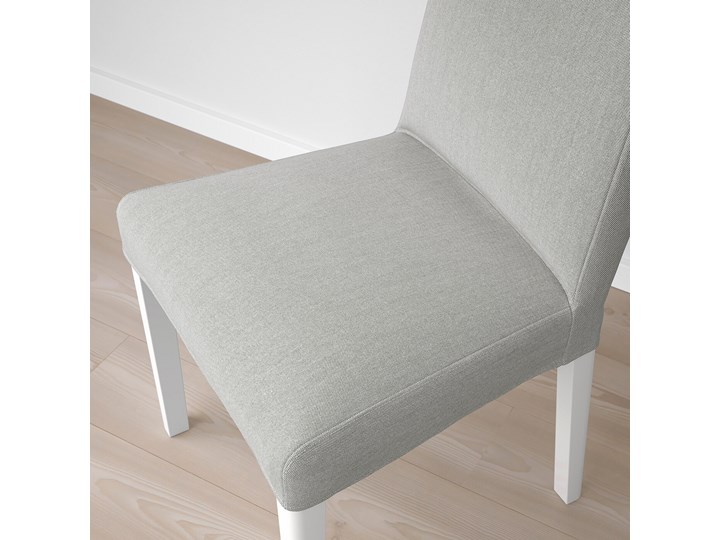 IKEA STRANDTORP / BERGMUND Stół i 6 krzeseł, biały/Orsta jasnoszary, 150/205/260 cm Pomieszczenie Jadalnia Kategoria Stoły z krzesłami