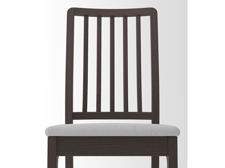 IKEA EKEDALEN / EKEDALEN Stół i 4 krzesła, ciemnobrązowy/Orrsta jasnoszary, 120/180 cm Kategoria Stoły z krzesłami Kolor Czarny