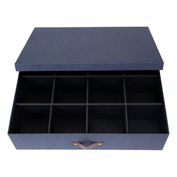 Niebieskie pudełko z przegródkami Bigso Box of Sweden Jakob