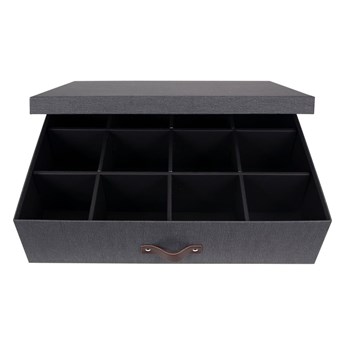 Czarne pudełko z przegródkami Bigso Box of Sweden Jakob