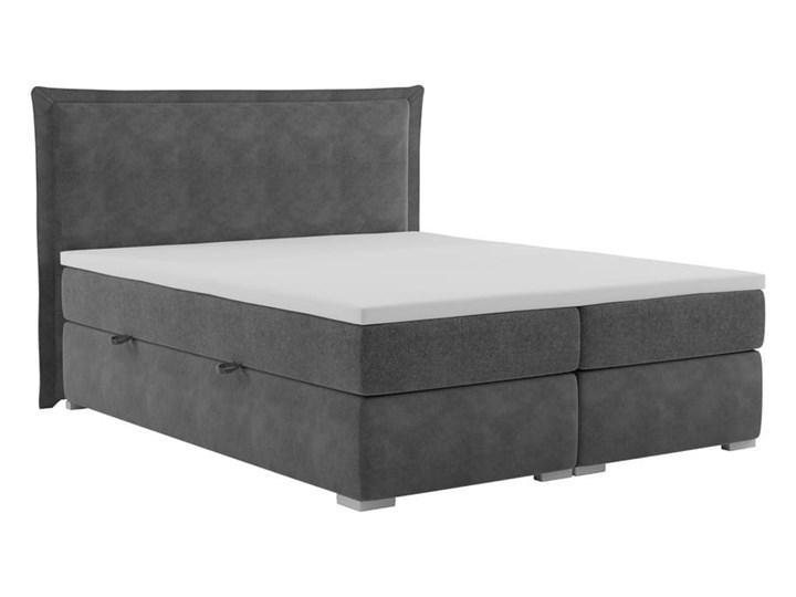 Łóżko kontynentalne Entera z pojemnikiem + kolory Łóżko tapicerowane Drewno Tkanina Kategoria Łóżka do sypialni