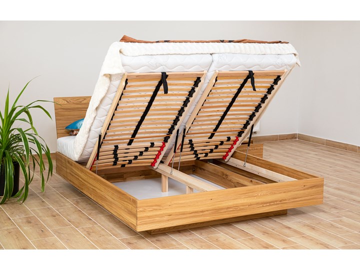 zestaw: BALLEGA_D, 180x200 cm, jako łoże z prawdziwego LITEGO DĘBA z szafkami nocnymi plus komoda Kategoria Zestawy mebli do sypialni
