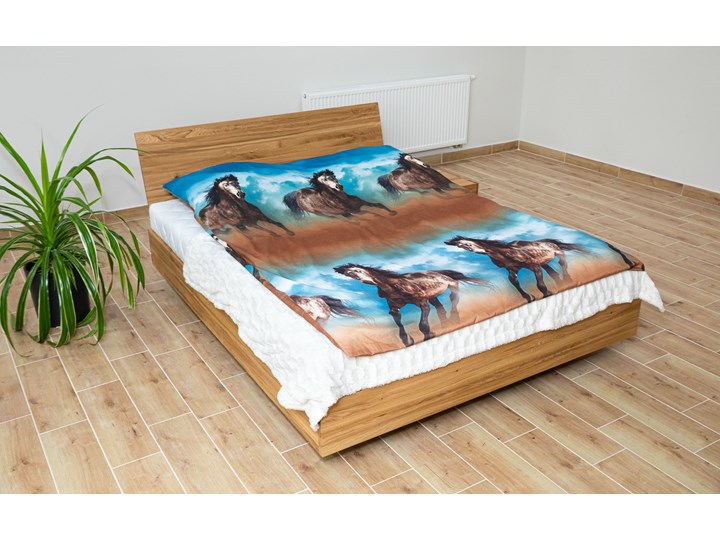 zestaw: BALLEGA_D, 160x200 cm, jako łoże z prawdziwego LITEGO DĘBA z szafkami nocnymi plus materac dedykowany Kategoria Zestawy mebli do sypialni