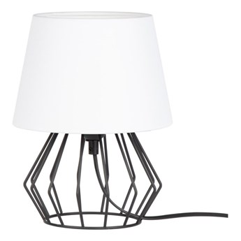Spot-Light 7667104 - Lampa stołowa MANGOO 1×E27/40W/230V biała/czarna
