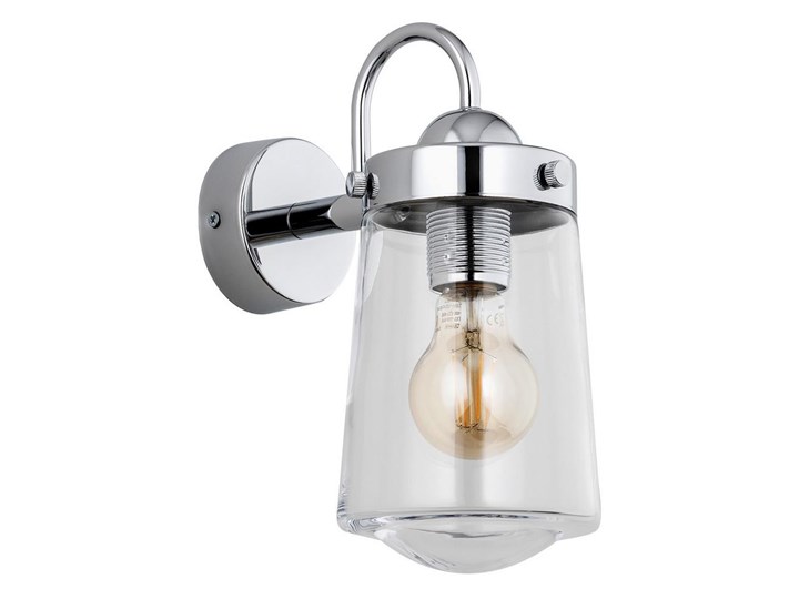 Argon 4719 - Kinkiet łazienkowy PASADENA 1xE27/15W/230V IP44 Metal Szkło Kategoria Lampy ścienne