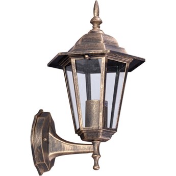 Czarno-złota zewnętrzna lampa ścienna - S331-Relva