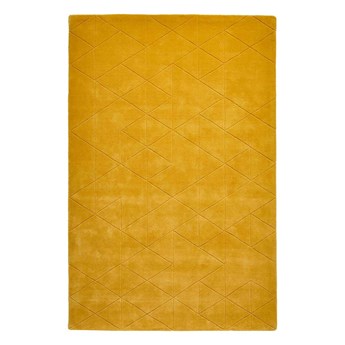 Żółty wełniany dywan Think Rugs Kasbah, 120x170 cm