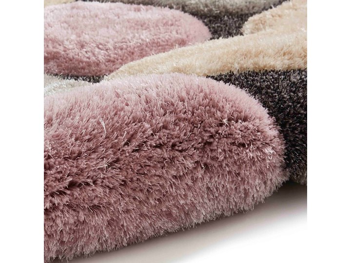 Szaro-różowy dywan Think Rugs Noble House Rock, 120x170 cm Pomieszczenie Salon Prostokątny Dywany Akryl Poliester Pomieszczenie Sypialnia