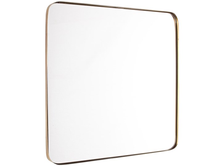 Lustro Adhira 60x60 cm odcienie mosiądzu Kolor Złoty Kategoria Lustra