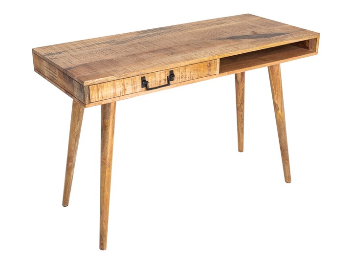 Biurko Retro 120 cm Mango 39959 Głębokość 76 cm Drewno Kategoria Biurka Styl Vintage