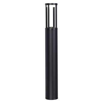 Czarna stojąca lampa zewnętrzna LED słupek - S339-Helfi