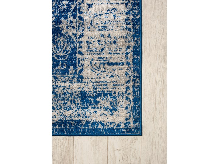 Dywan Orientalny Vintage Niebieski Navy Blue ALESTA 65127 Prostokątny Dywany 70x250 cm Syntetyk Juta Pomieszczenie Przedpokój