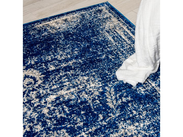 Dywan Orientalny Vintage Niebieski Navy Blue ALESTA 65134 Juta Pomieszczenie Pokój przedszkolaka Dywany Prostokątny 140x200 cm Syntetyk Kategoria Dywany