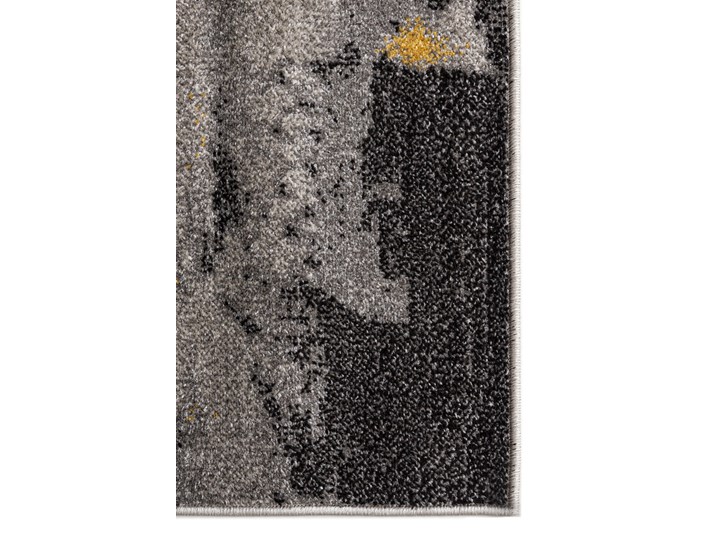 Nowoczesny Dywan Abstrakcyjny Design Szary Żółty Elefanta 67831 60x120 cm Pomieszczenie Pokój przedszkolaka Dywany Polipropylen Prostokątny Pomieszczenie Salon