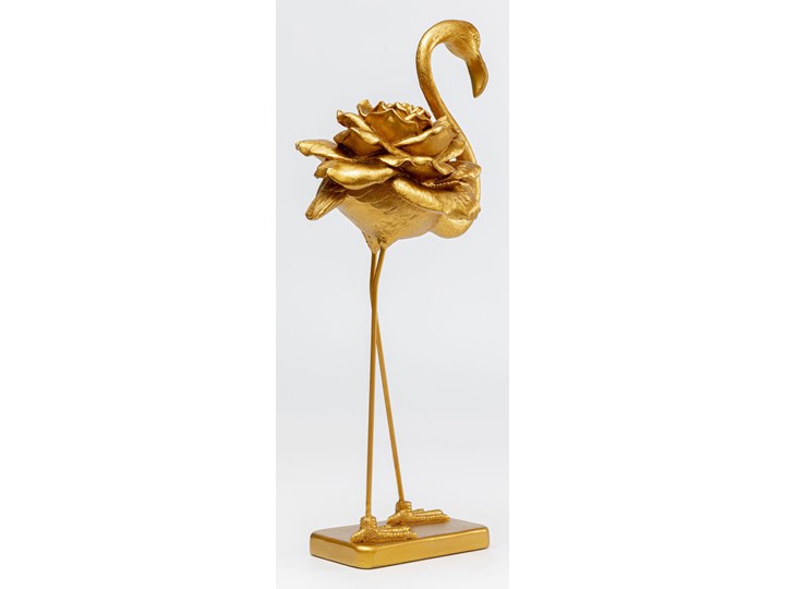 Dekoracja stojąca Rose Flamingo 26x63 cm złota Zwierzęta Kolor Złoty Kategoria Figury i rzeźby