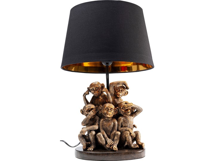 Lampa stołowa Animal Five Monkeys Ø31x48 cm Kategoria Lampy stołowe