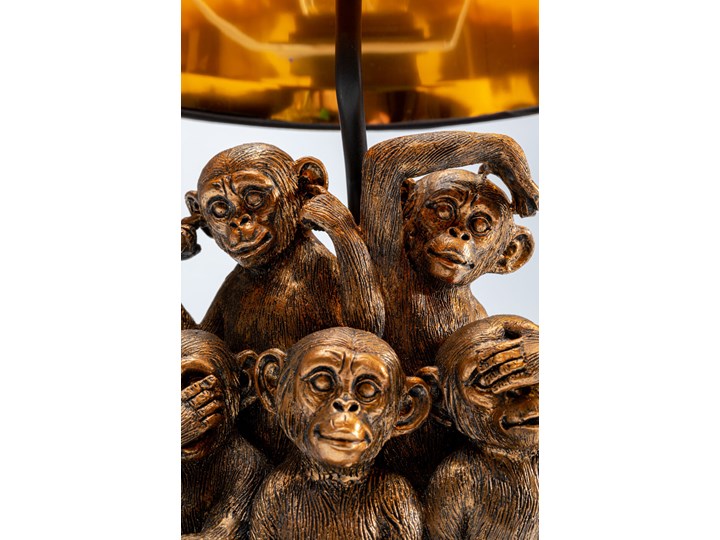 Lampa stołowa Animal Five Monkeys Ø31x48 cm Kategoria Lampy stołowe
