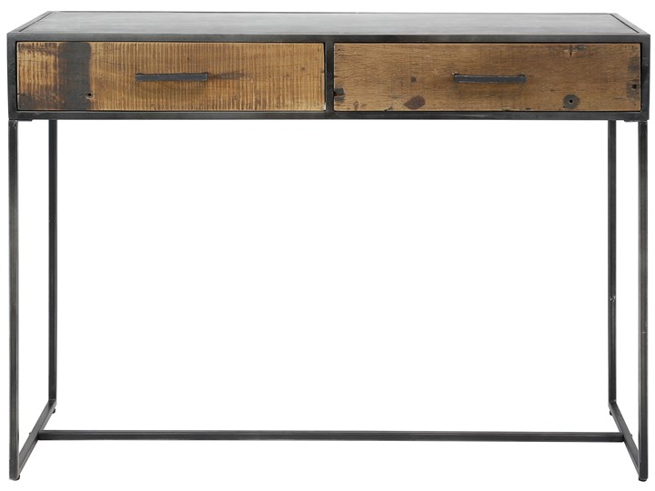 Konsola Blend 110x35 cm gunmetal Kategoria Konsole Szerokość 110 cm Kolor Brązowy